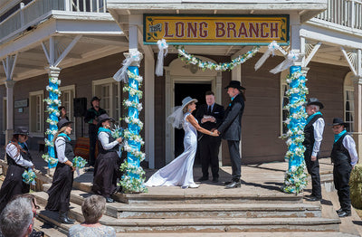 An Old West Movie Set